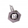 ТЭН радиаторный 2000W(800+1200), черн, D42, клеммы под разъем, G1 1/4", L325мм, 220V, Р20М