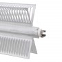 ТЭН конвекторный 2000W(1000+1000), клеммы под разъем, для Electrolux, Ballu, L712/685мм, Х-образный 110х38мм, 2 режима, 220V, NCA20