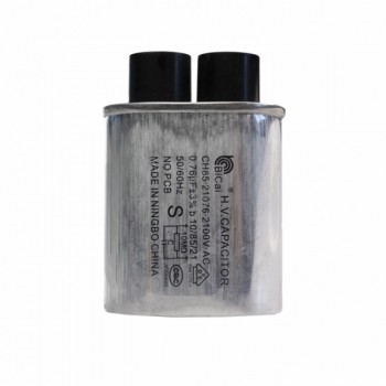 Конденсатор СВЧ печи высоковольтный CH85 0,76±3%мкФ, 2100V (CH8521076) для LG, Bosch, x85076