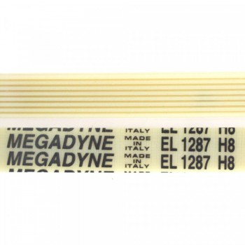 Ремень 1287 H8, L1222мм, белый, Megadyne, Electrolux, Zanussi, (BLH343UN), H343