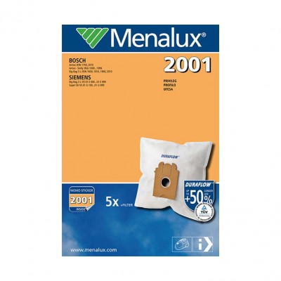 Комплект сменных пылесборников Menalux 2001 v1039